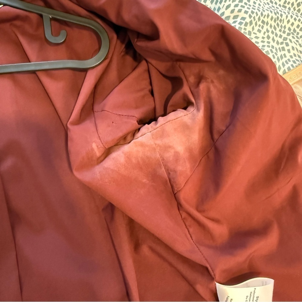 Danier Women's Red Leather Jacket size M - Picture 15 of 16